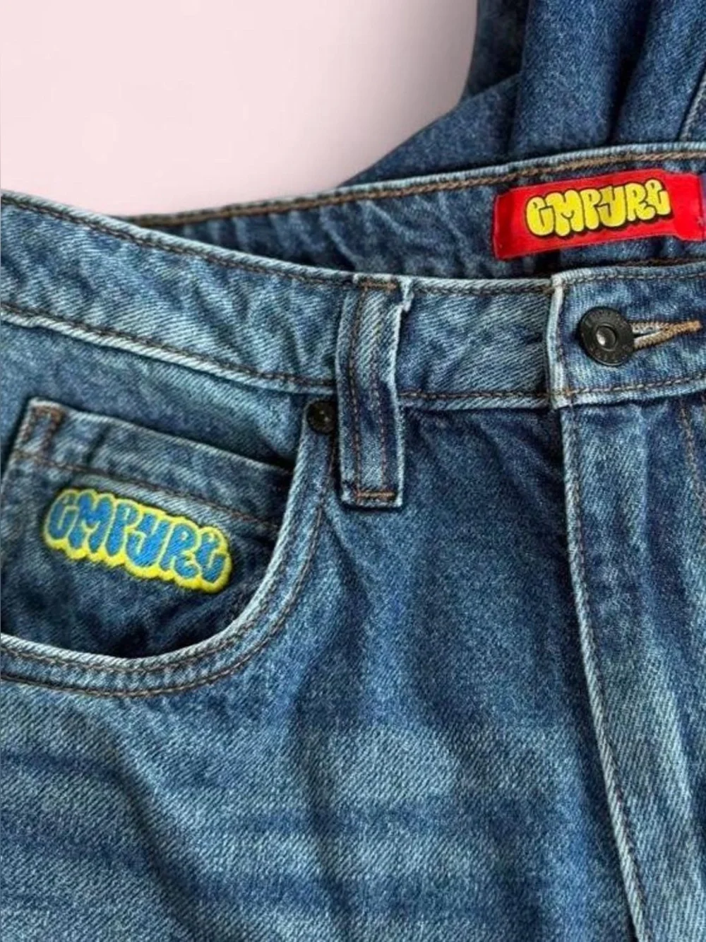 Empyre Ultra Wide Leg Skate Jeans Streetwear Grunge 28